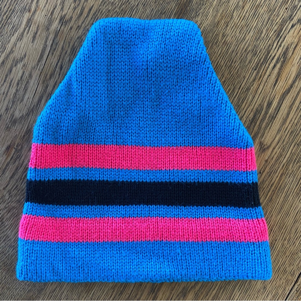 Profile Ski VINTAGE Colorful Striped Unisex Beanie Wool Blend